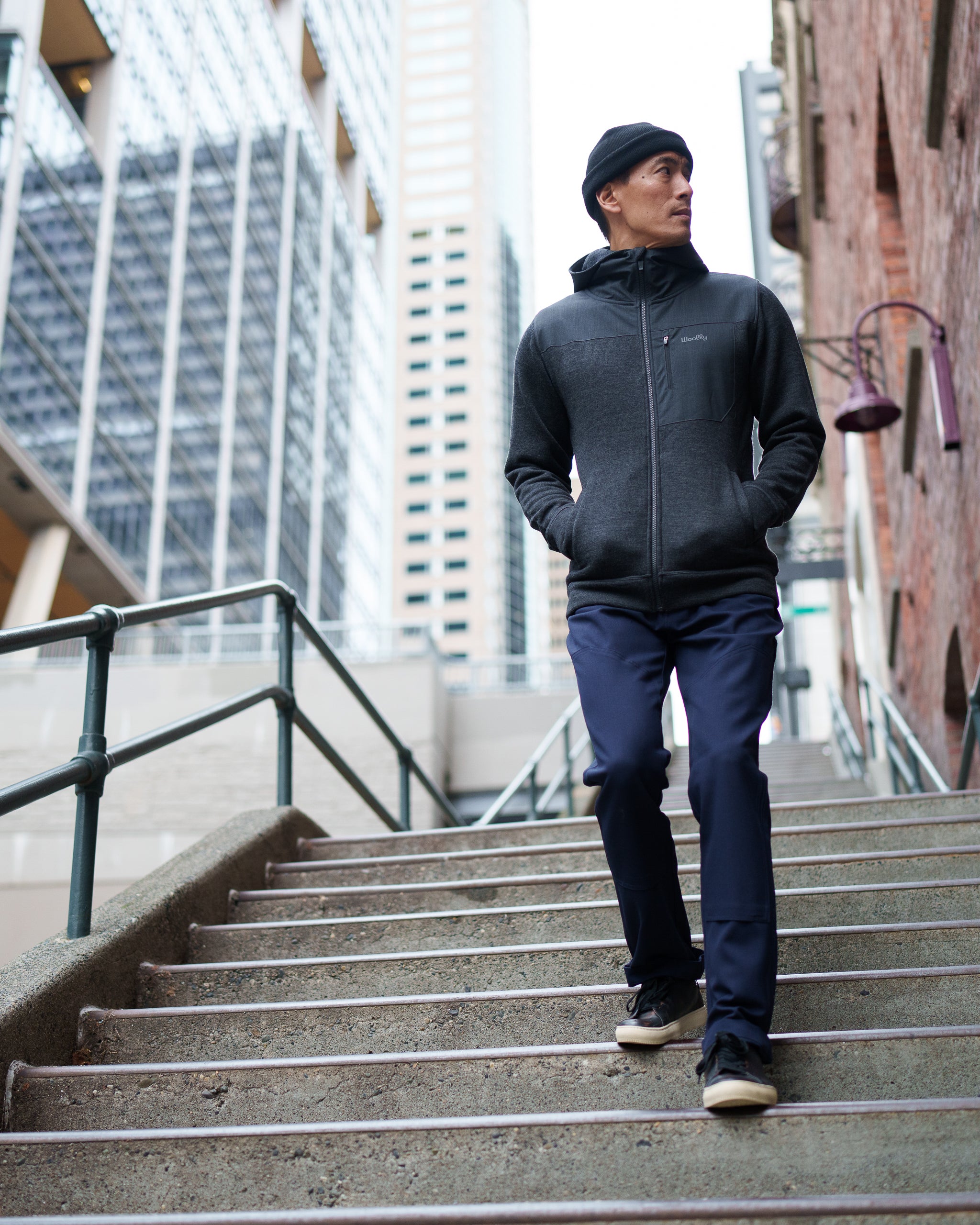 Woolly fleece pullover hotsell