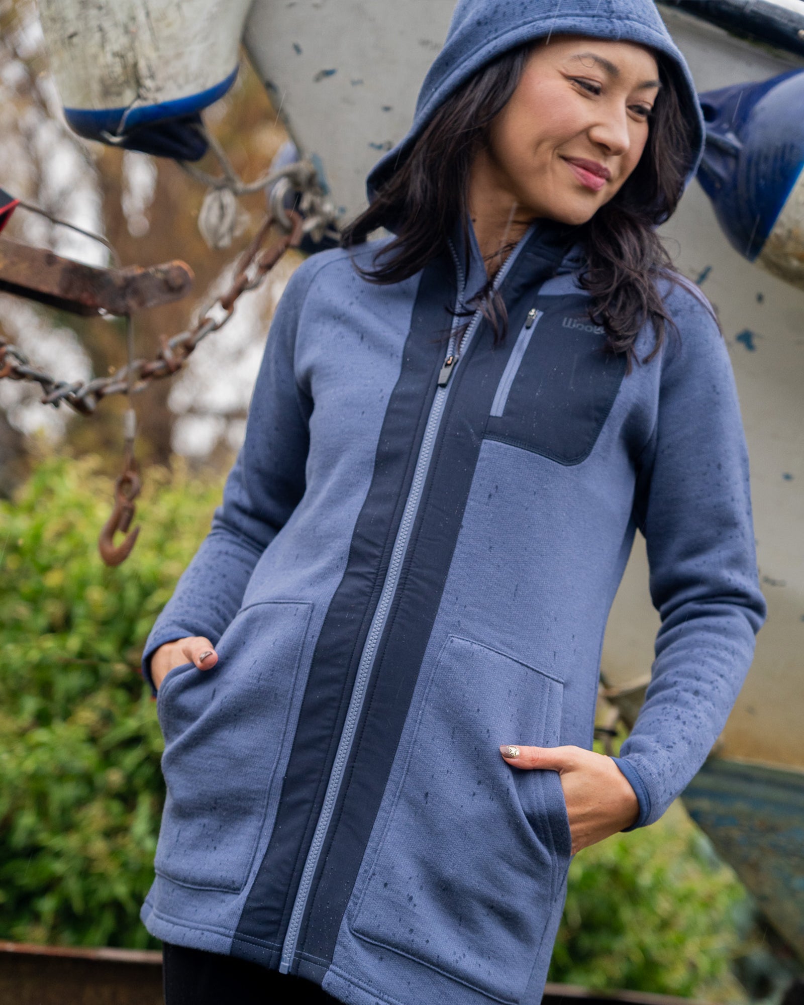 Merino Fleece Long Zip Hoodie Closeout – Woolly Clothing Co
