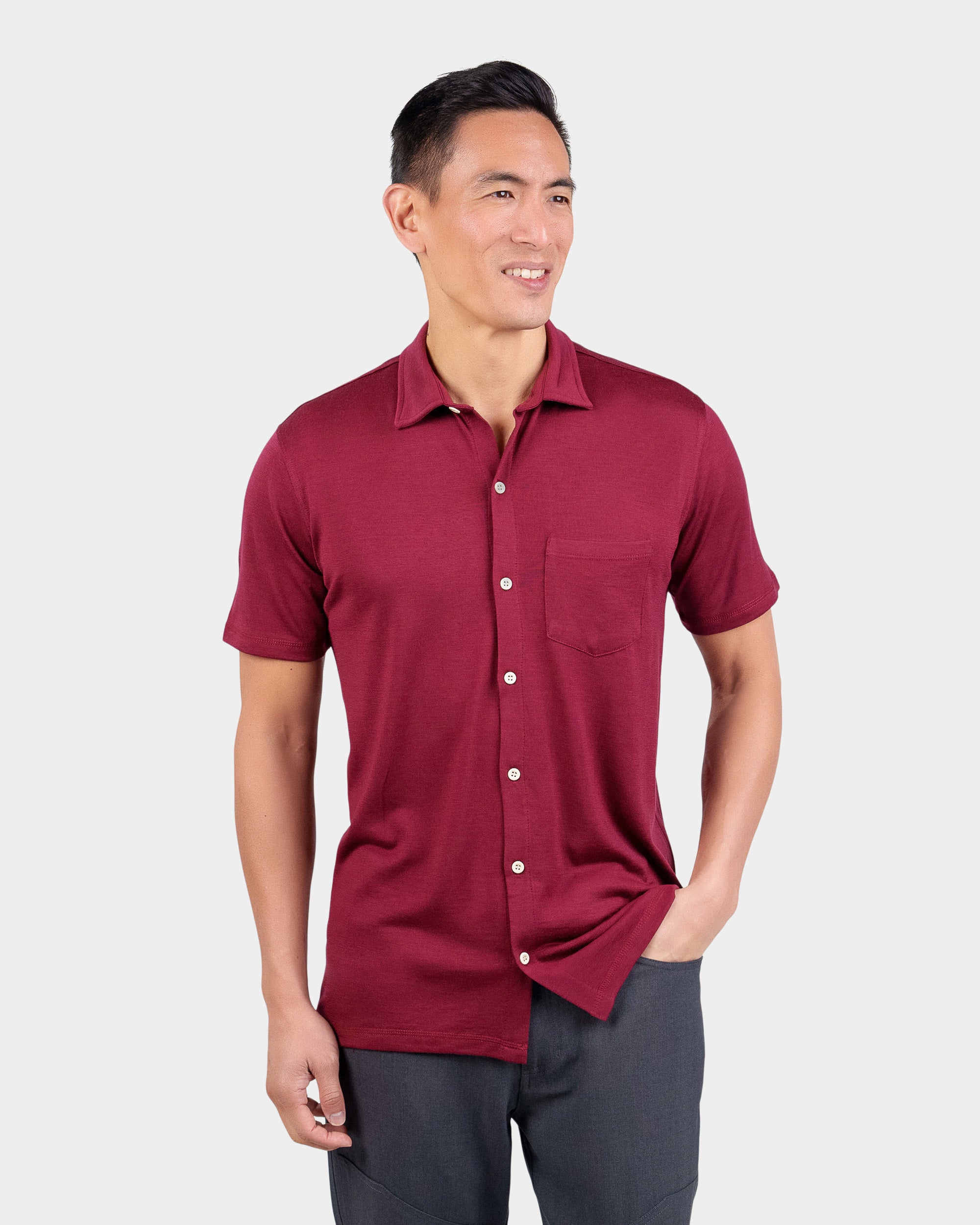 Woolly Clothing Co. Men's Short Sleeve Henley