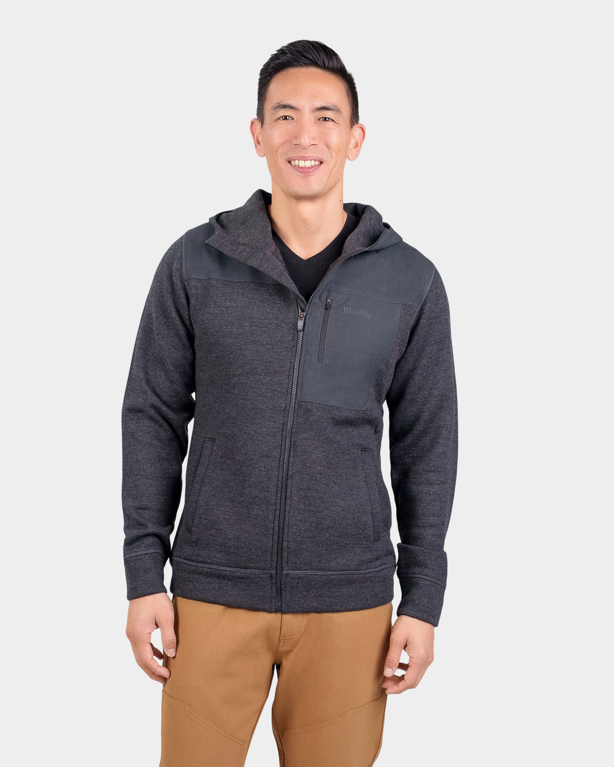 Merino Fleece Zip Hoodie – Woolly Clothing Co