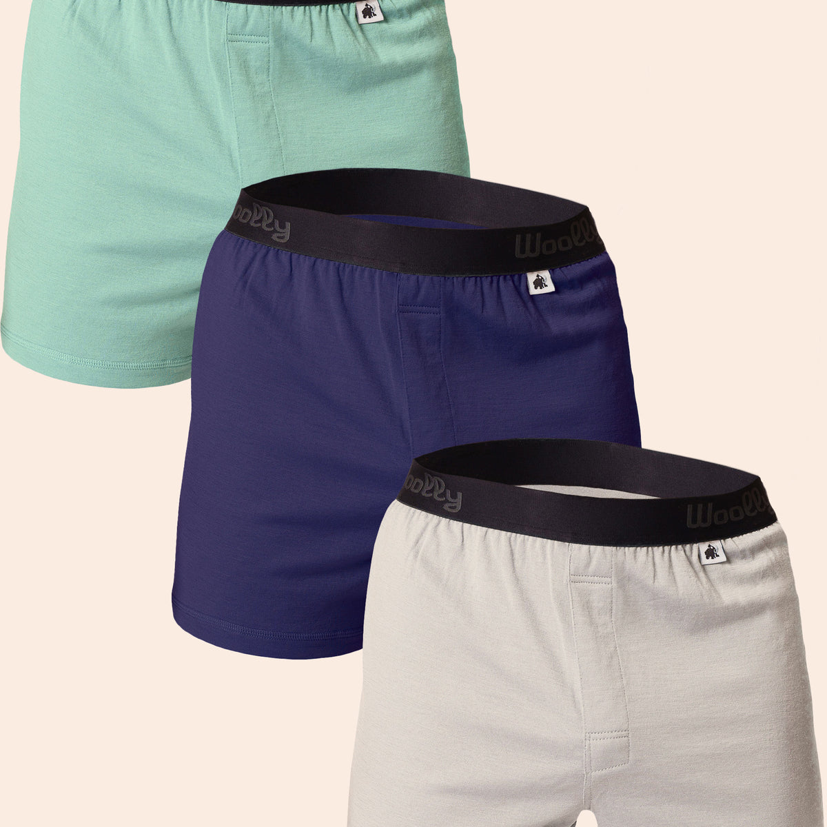 Boxers Collection Classic Boxer 3 Pack – Woolly Clothing Co