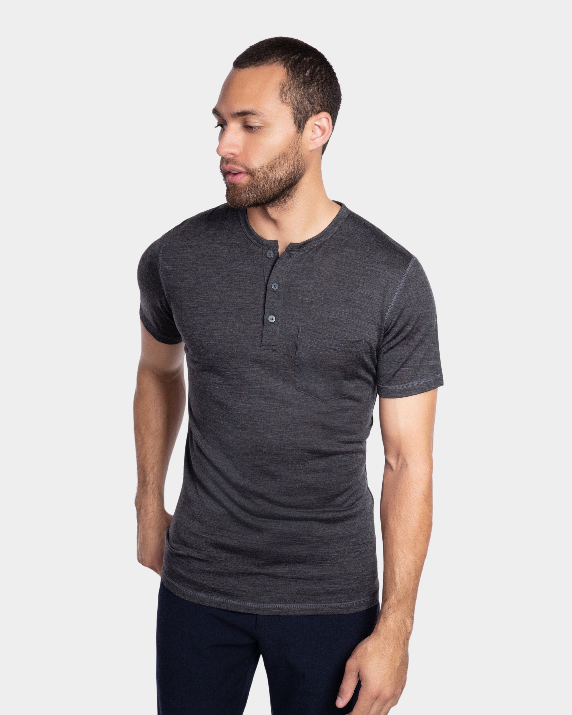 Woolly Clothing Co. Men's Short Sleeve Henley