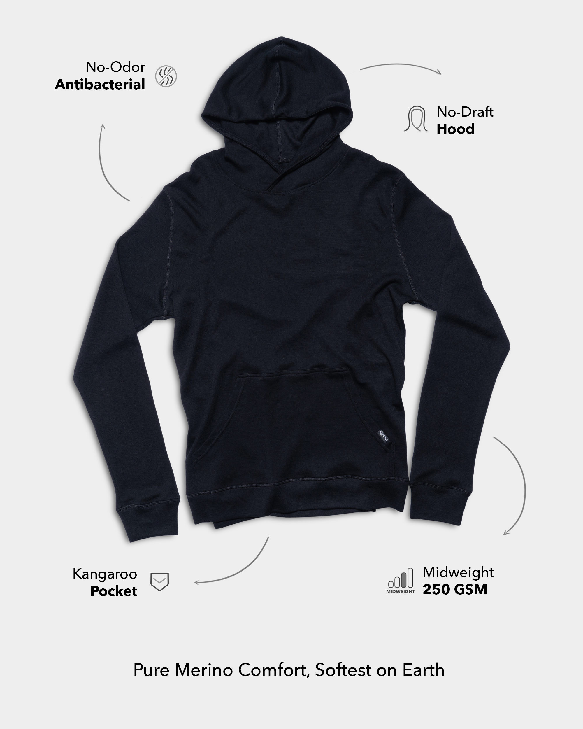 Woolly Clothing Co. Men s Pullover Hoodie