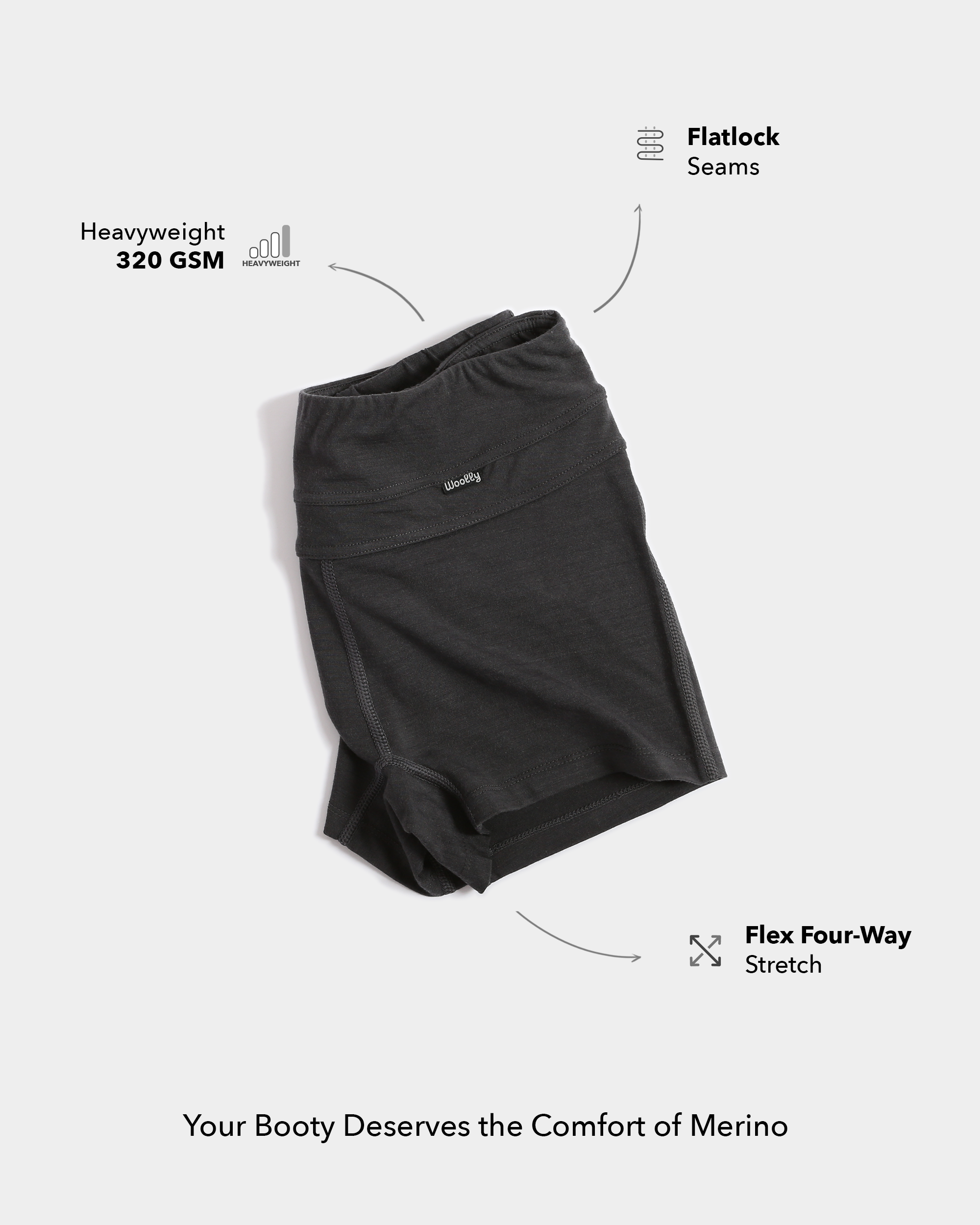 Yoga Short – Woolly Clothing Co