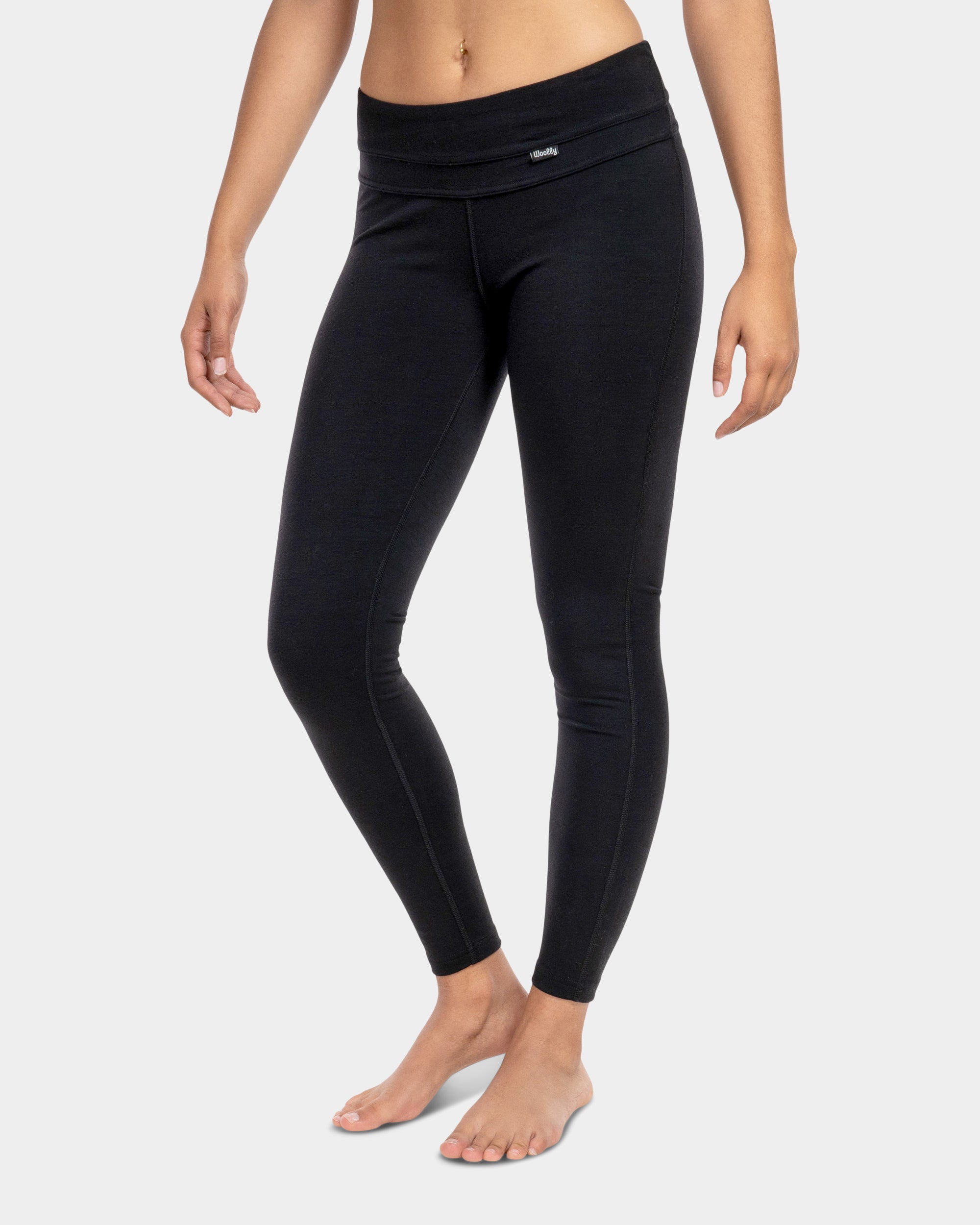 Merino Wool Leggings for Women Running Pants Yoga Breathable